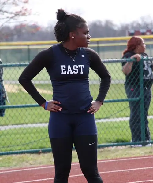 elite speed track athlete - kamryn durrah