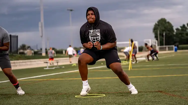 offensive line training in st. louis metro with Elite Speed